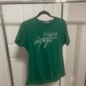 Green Crew Neck T shirt